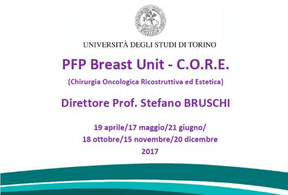 Breast unit – C.O.R.E. – Chirurgia Oncologica Ricostruttiva ed Estetica