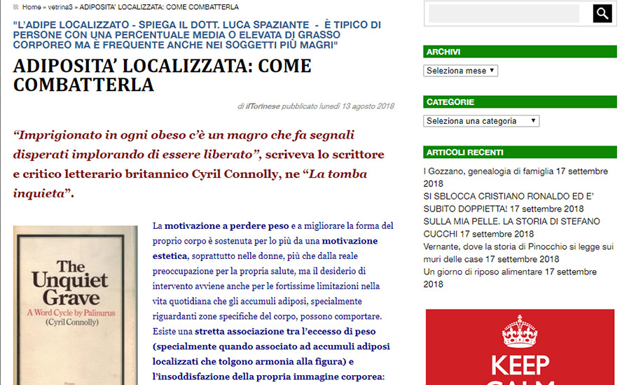 Adiposità localizzata: come combatterla